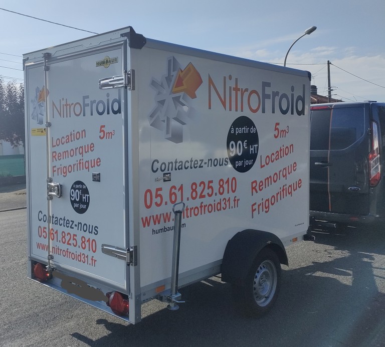 Location remorque frigorifique à Bouloc pour réussir vos événements festifs